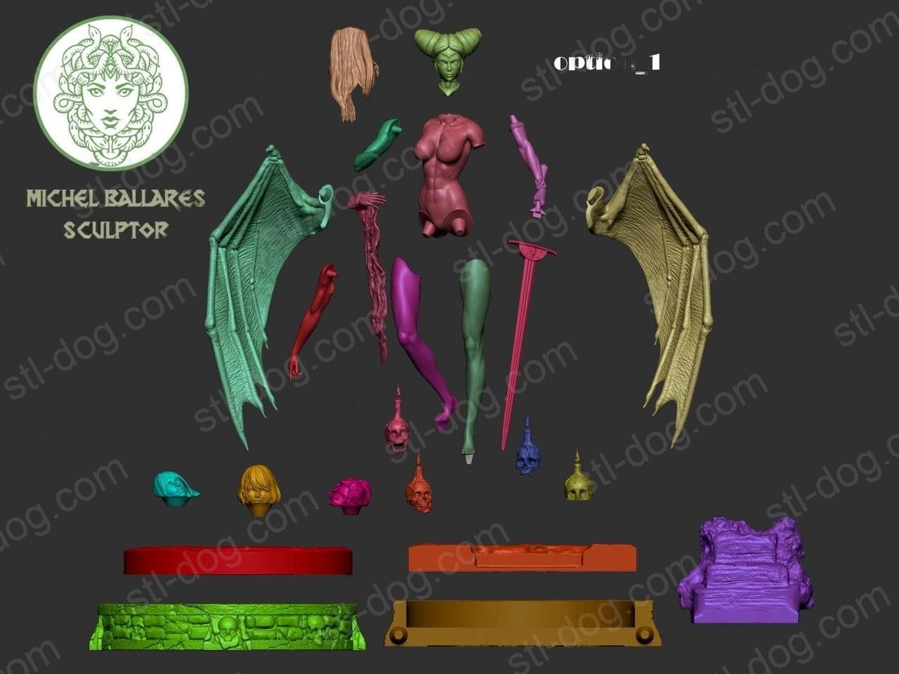 巴托里（Bathory）血腥伯爵夫人（The Bloody Countess）3D打印图纸